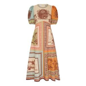 Alemais alberta midi dress